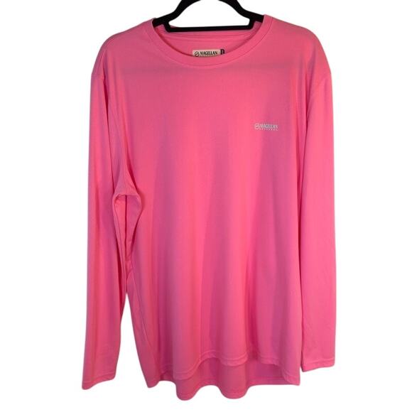 Magellan XL Boyfriend Fit Pink Fish Gear Moisture Wicking Barbie - Picture 2 of 8